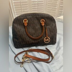 Michael Kors Authentic Brown Large Shoulder Handbag NWOT